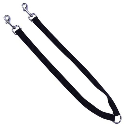 Topmast Double Dog  Hihna- Musta 15mm- 33cm